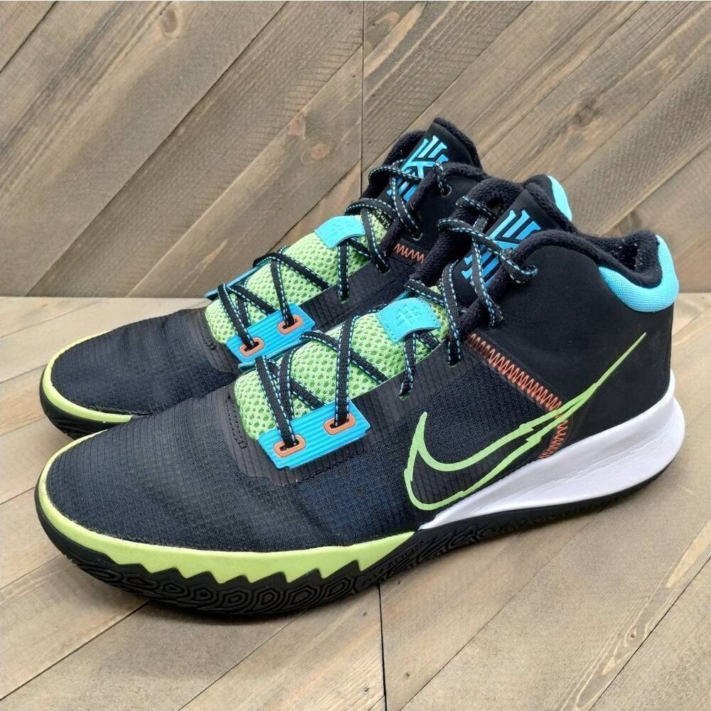 Nike Kyrie Flytrap 4‎ Black Lime Glow Basketball Sneakers Mens Size 12 Shoes